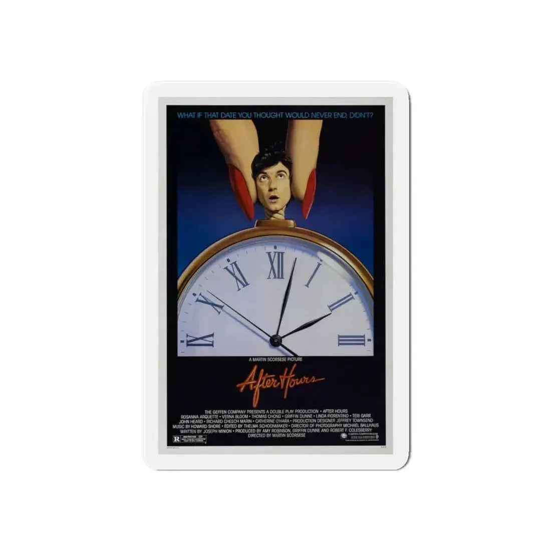 AFTER HOURS 1985 Movie Poster - Refrigerator Magnet 6 Inch - The Sticker Space
