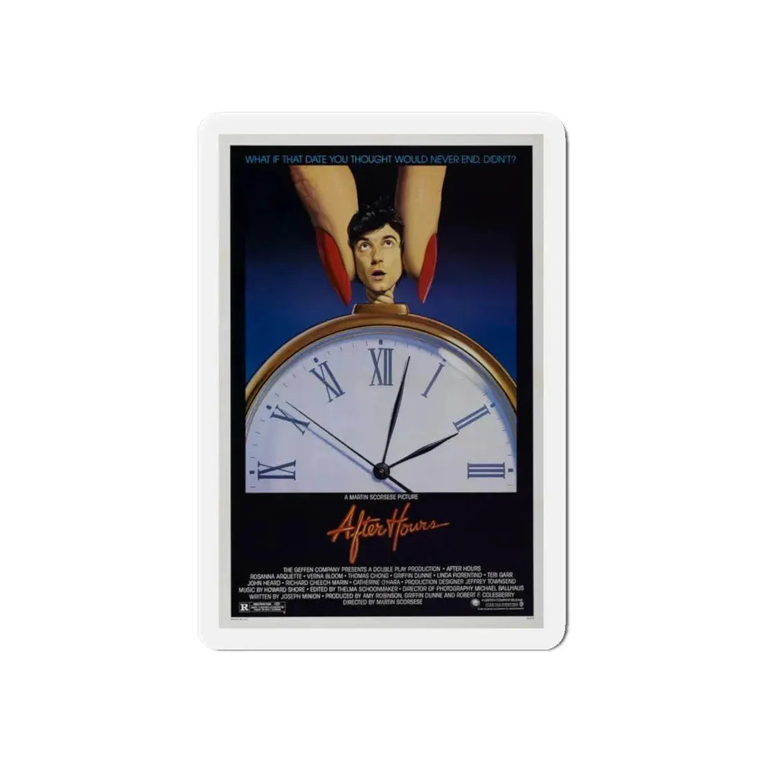 AFTER HOURS 1985 Movie Poster - Refrigerator Magnet 6 Inch - The Sticker Space