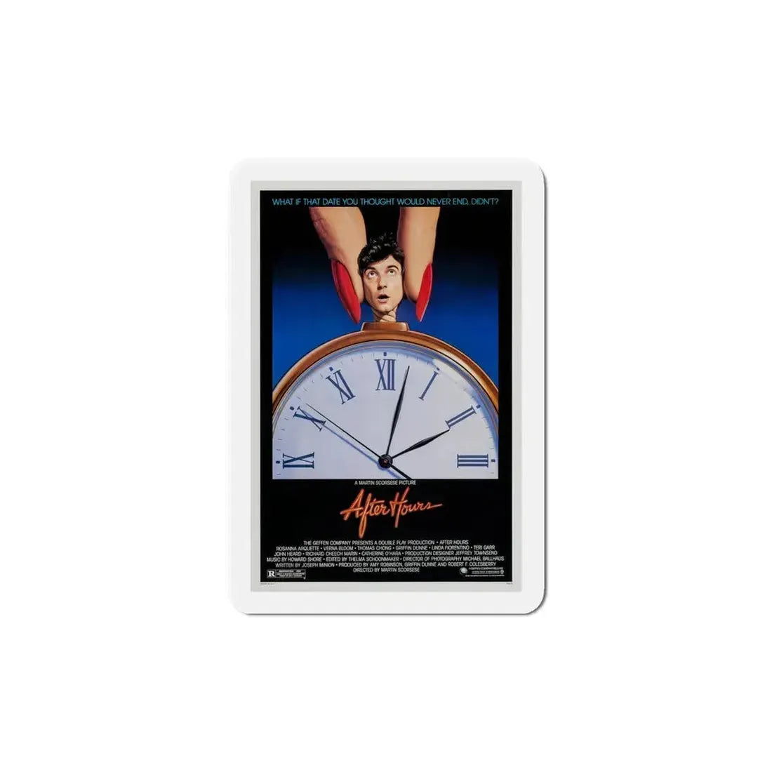 After Hours 1985 Movie Poster Refrigerator Magnet 6 Inch - The Sticker Space