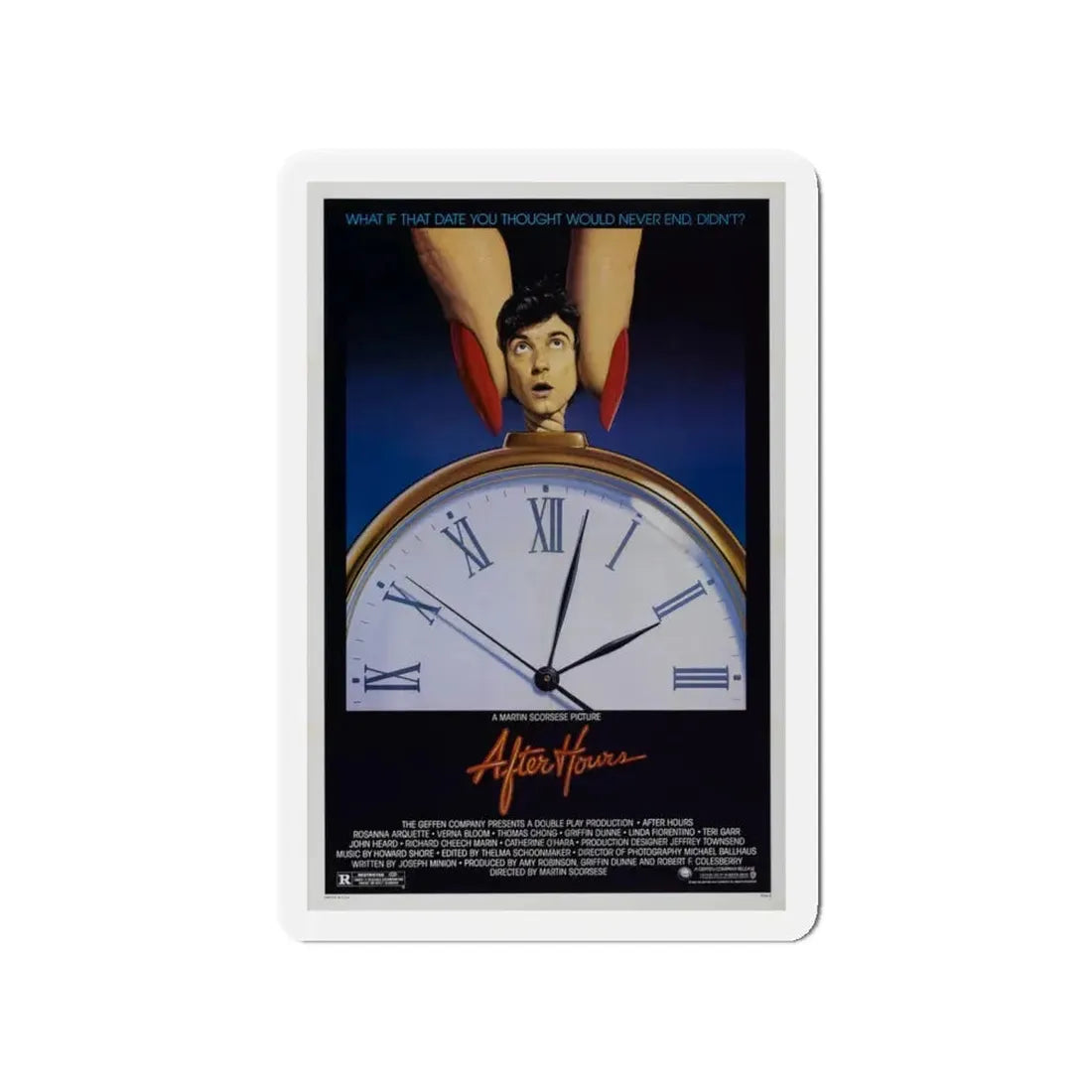 AFTER HOURS 1985 Movie Poster - Refrigerator Magnet - The Sticker Space