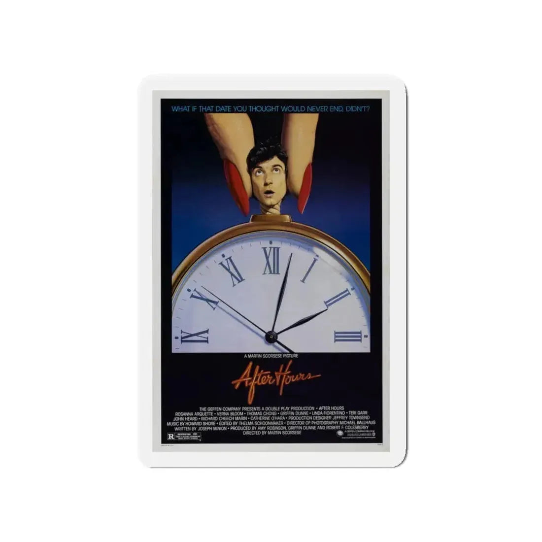 AFTER HOURS 1985 Movie Poster - Refrigerator Magnet - The Sticker Space