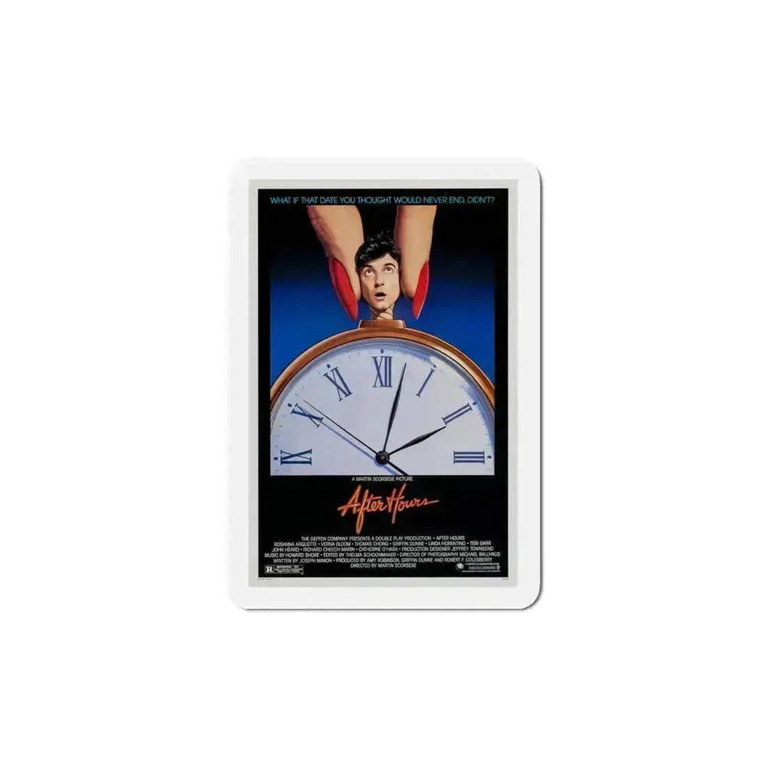After Hours 1985 Movie Poster Refrigerator Magnet - The Sticker Space
