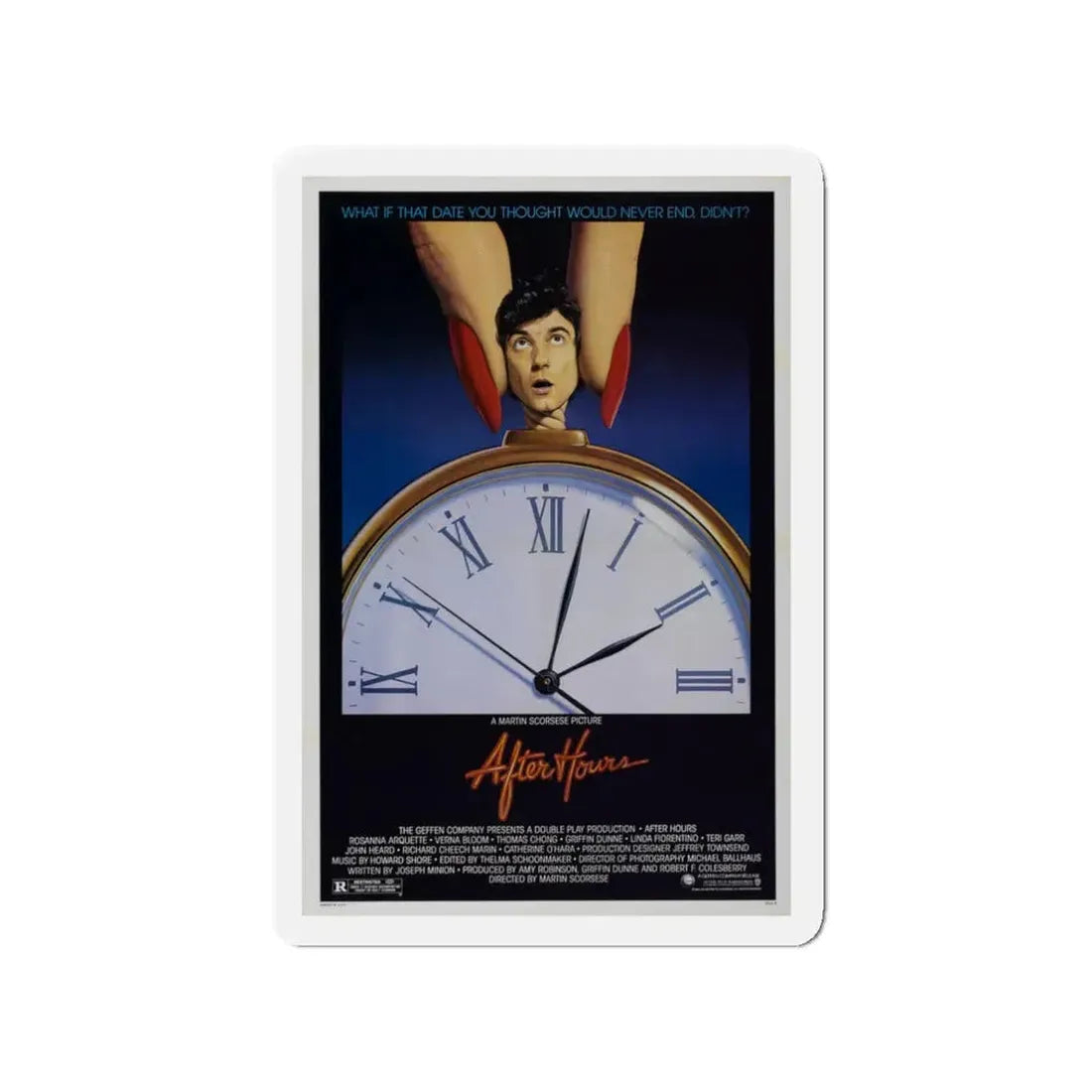 AFTER HOURS 1985 Movie Poster - Refrigerator Magnet - The Sticker Space