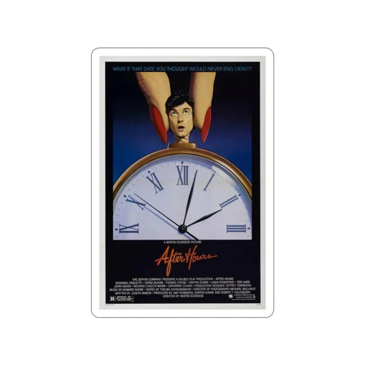 AFTER HOURS 1985 Movie Poster STICKER Vinyl Die-Cut Decal 2 Inch - The Sticker Space