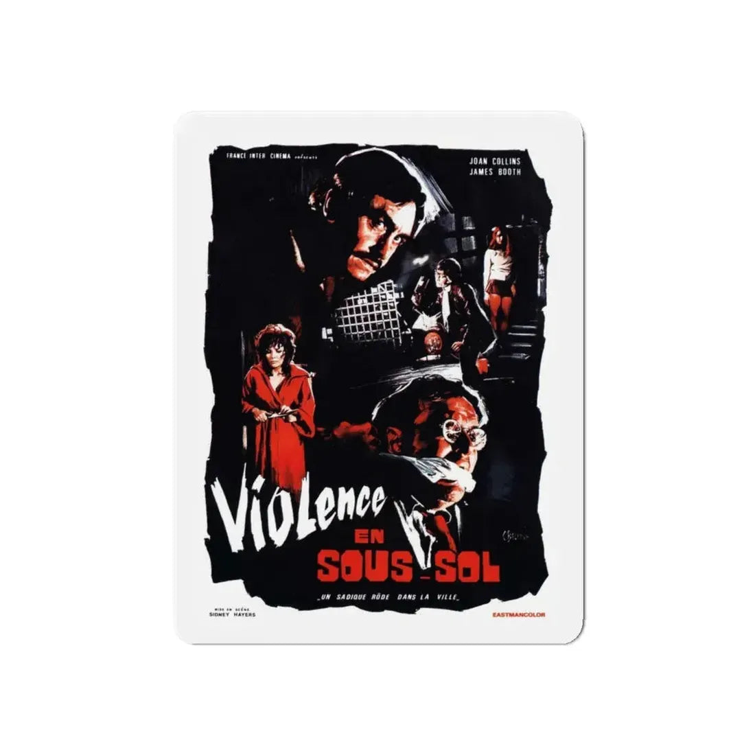 AFTER JENNY DIED (TERROR FROM UNDER THE HOUSE) (FRENCH) 1971 Movie Poster - Refrigerator Magnet - The Sticker Space