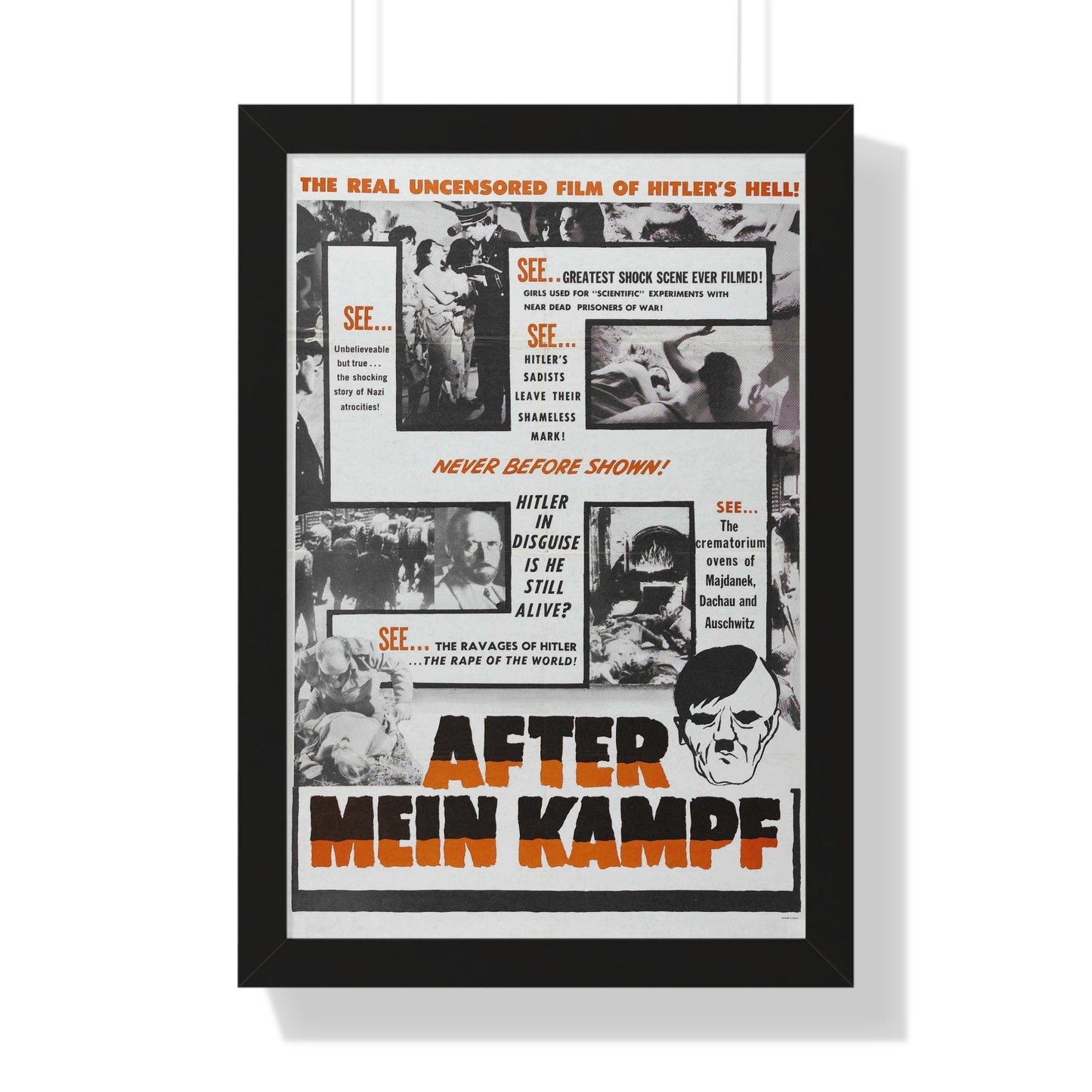 AFTER MEIN KAMPF 1940 - Framed Movie Poster-16″ x 24″-The Sticker Space