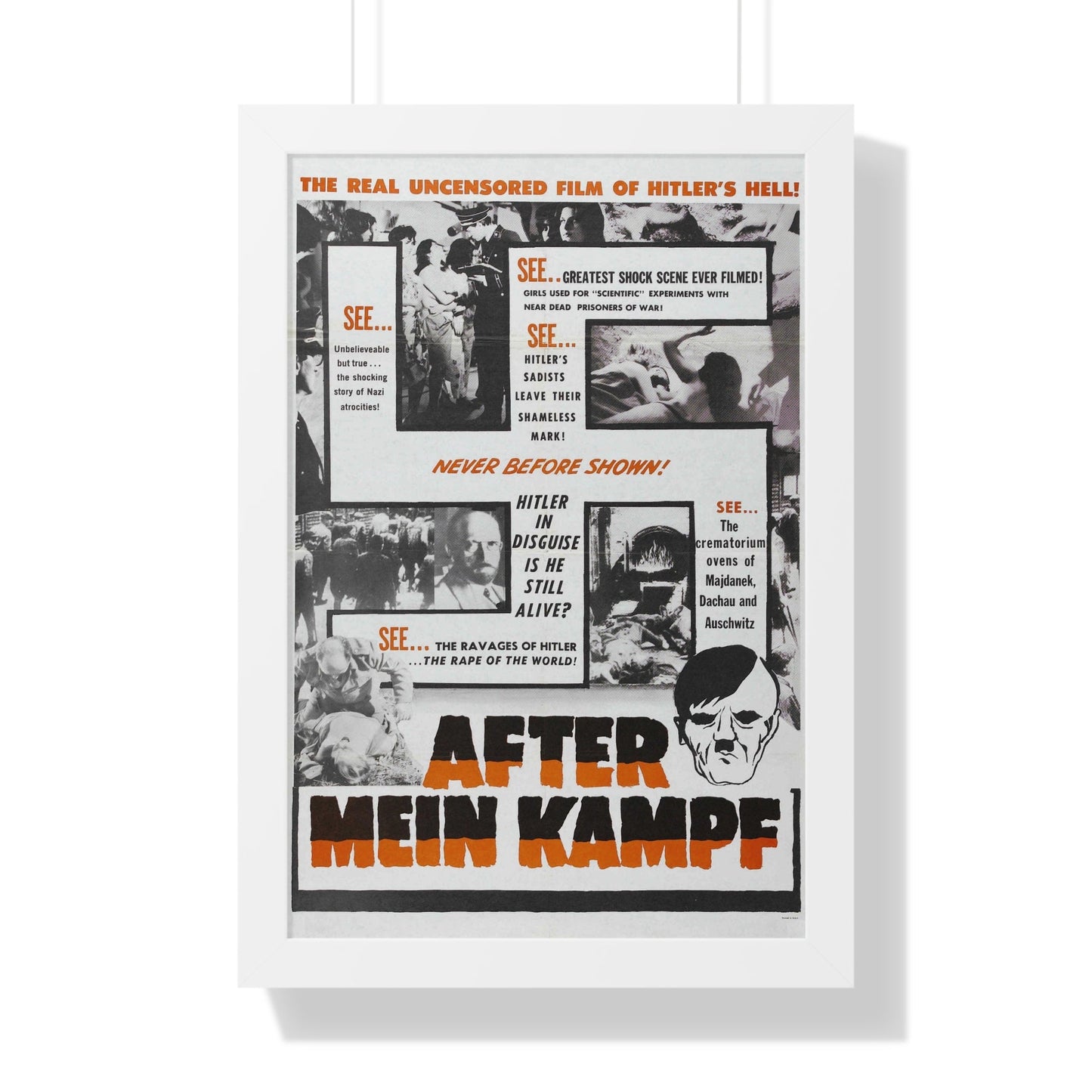 AFTER MEIN KAMPF 1940 - Framed Movie Poster-16″ x 24″-The Sticker Space