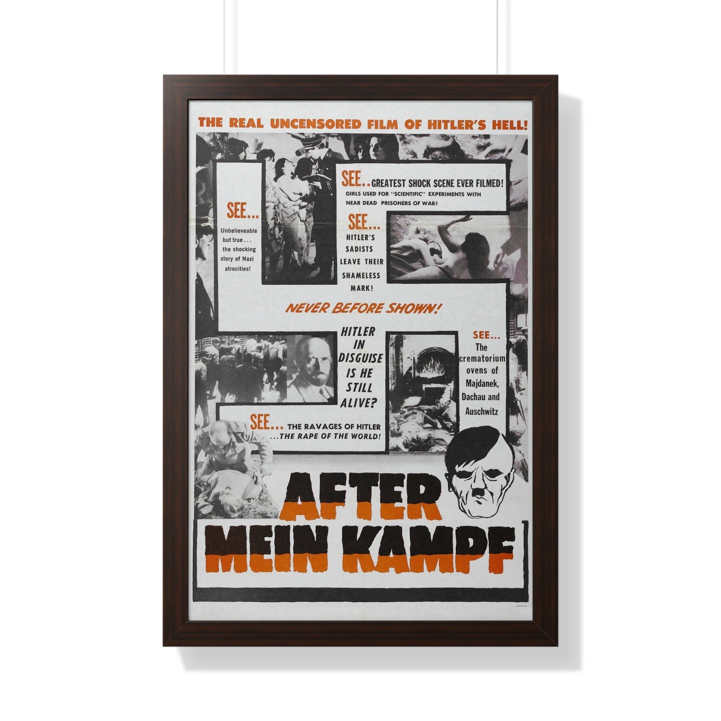 AFTER MEIN KAMPF 1940 - Framed Movie Poster-20" x 30"-The Sticker Space