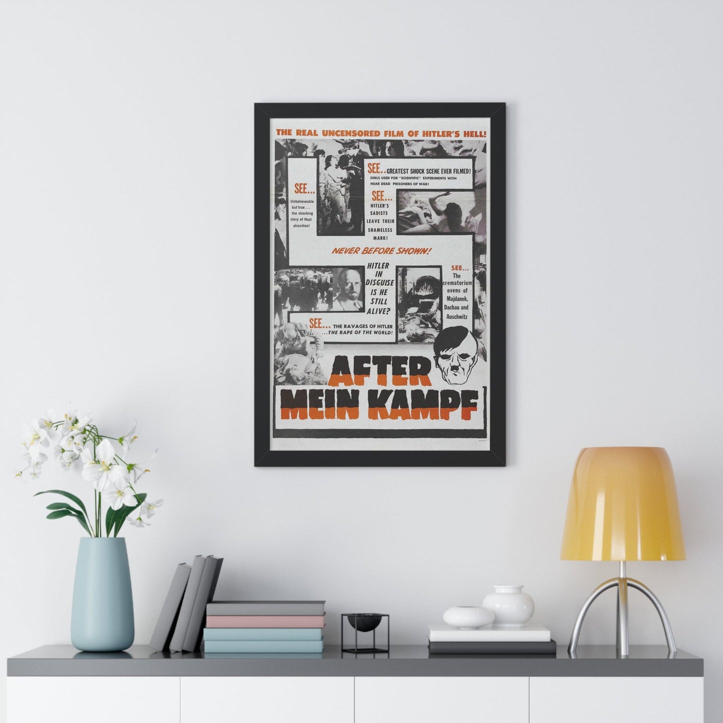 AFTER MEIN KAMPF 1940 - Framed Movie Poster-The Sticker Space