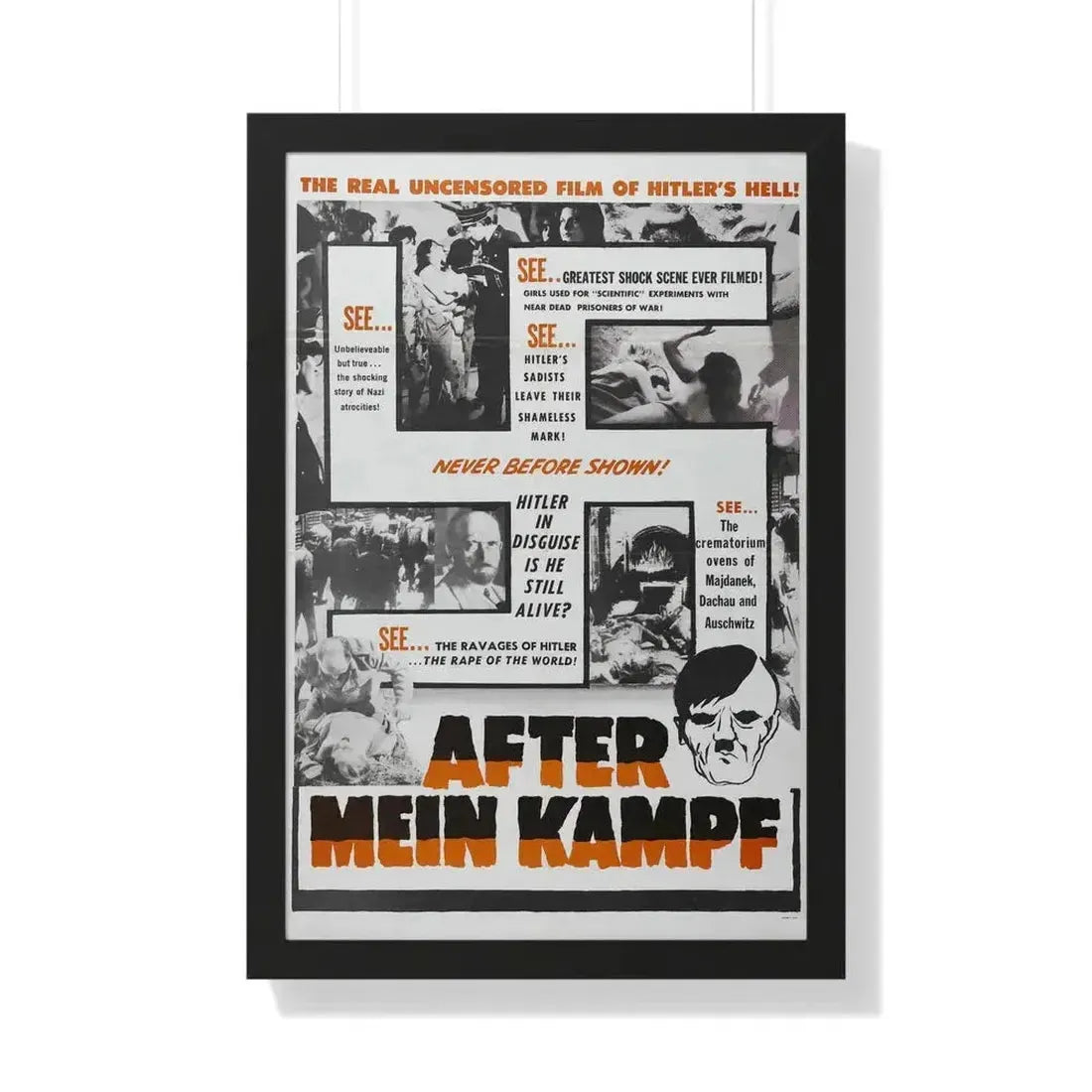 AFTER MEIN KAMPF 1940 - Framed Movie Poster - The Sticker Space