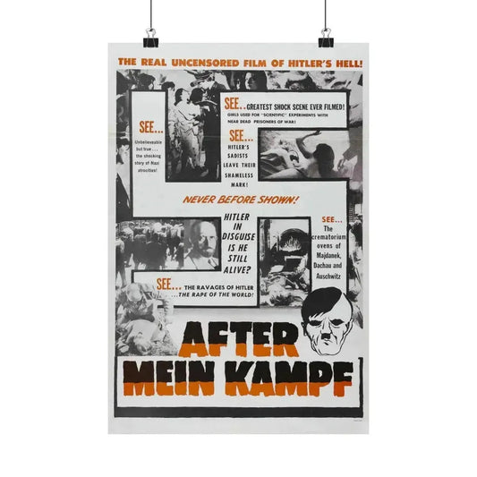 AFTER MEIN KAMPF 1940 - Paper Movie Poster 12″ x 18″ Matte - The Sticker Space