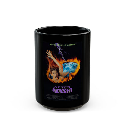 AFTER MIDNIGHT 1989 Movie Poster - Black Coffee Mug-15oz-The Sticker Space