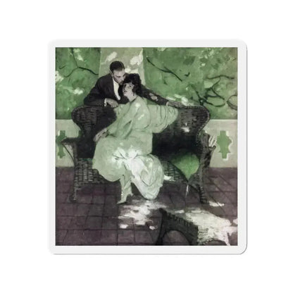 After My Fashion, McCall's magazine, July 1922 (Magazine Illustration) Refrigerator Magnet 2 Inch - The Sticker Space