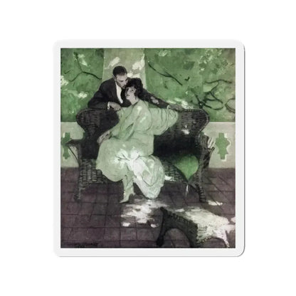 After My Fashion, McCall's magazine, July 1922 (Magazine Illustration) Refrigerator Magnet 3 Inch - The Sticker Space