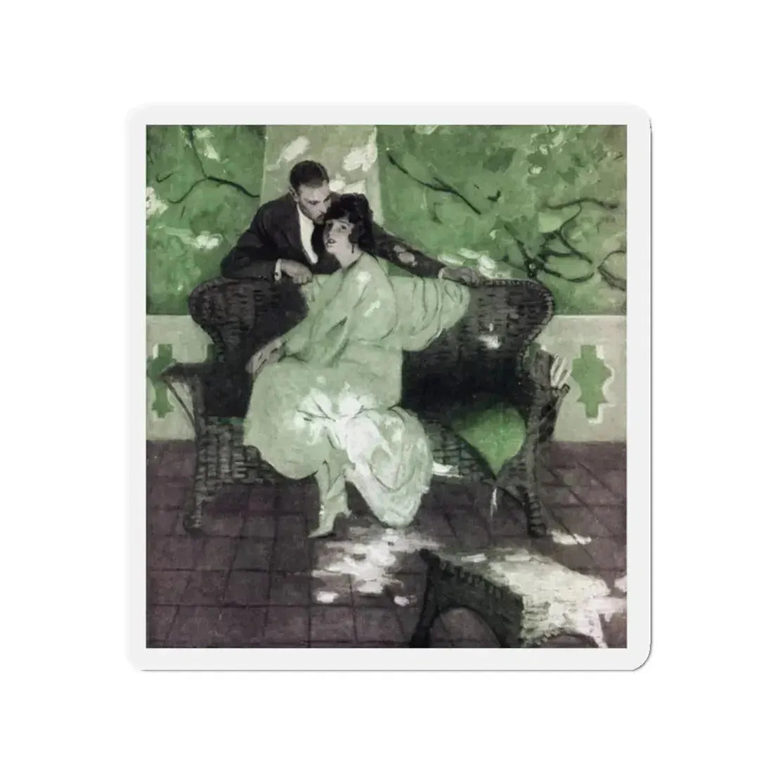 After My Fashion, McCall's magazine, July 1922 (Magazine Illustration) Refrigerator Magnet - The Sticker Space