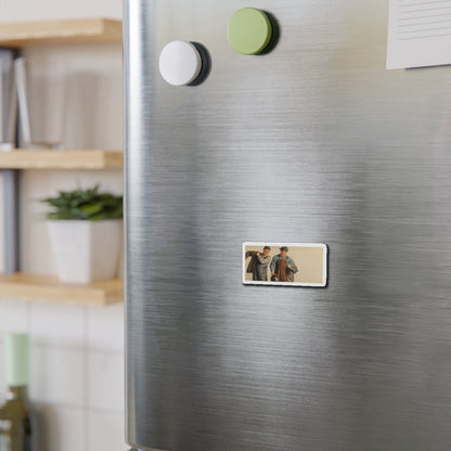 After Work (Magazine Illustration) Refrigerator Magnet-The Sticker Space