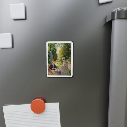 Afternoon Tea (Magazine Illustration) Refrigerator Magnet-The Sticker Space