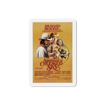Against a Crooked Sky 1975 Movie Poster Refrigerator Magnet 2 Inch - The Sticker Space