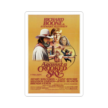 Against a Crooked Sky 1975 Movie Poster STICKER Vinyl Die-Cut Decal-2 Inch-The Sticker Space