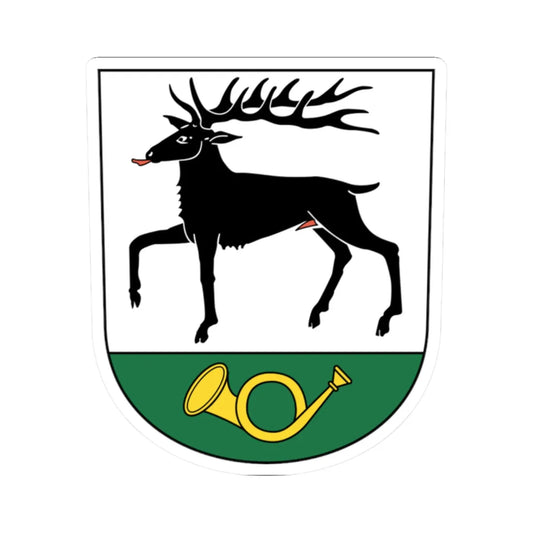 Agasul coat of arms (Switzerland) (Coat of Arms) STICKER Vinyl Kiss-Cut Decal 2 Inch White - The Sticker Space