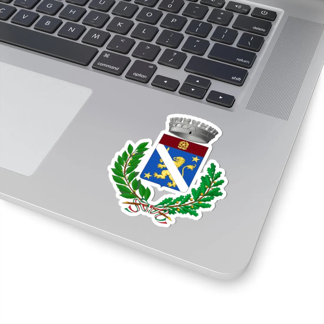 Agazzano-Stemma (Italy) (Coat of Arms) STICKER Vinyl Kiss-Cut Decal - The Sticker Space