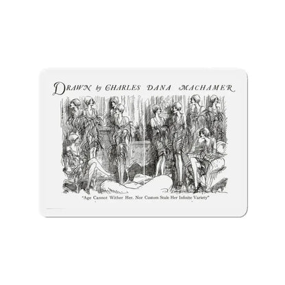 Age Cannot Wither Her, Judge magazine, May 19, 1928 (Magazine Illustration) Refrigerator Magnet - The Sticker Space