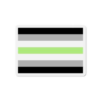 Agender Pride Flag - Die-Cut Magnet-5" x 5"-The Sticker Space