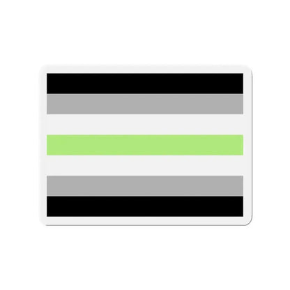Agender Pride Flag - Refrigerator Magnet 2 Inch - The Sticker Space