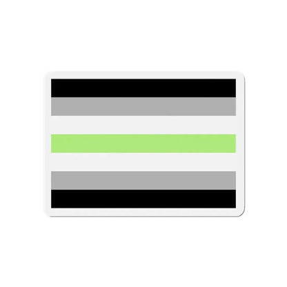 Agender Pride Flag - Refrigerator Magnet 5 Inch - The Sticker Space