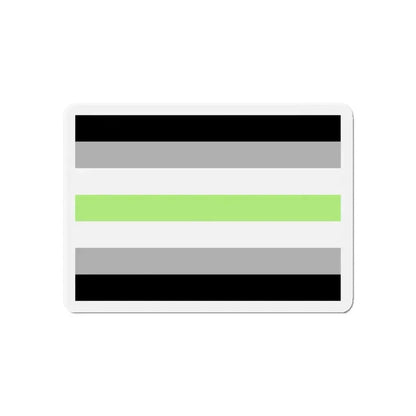 Agender Pride Flag - Refrigerator Magnet 6 Inch - The Sticker Space