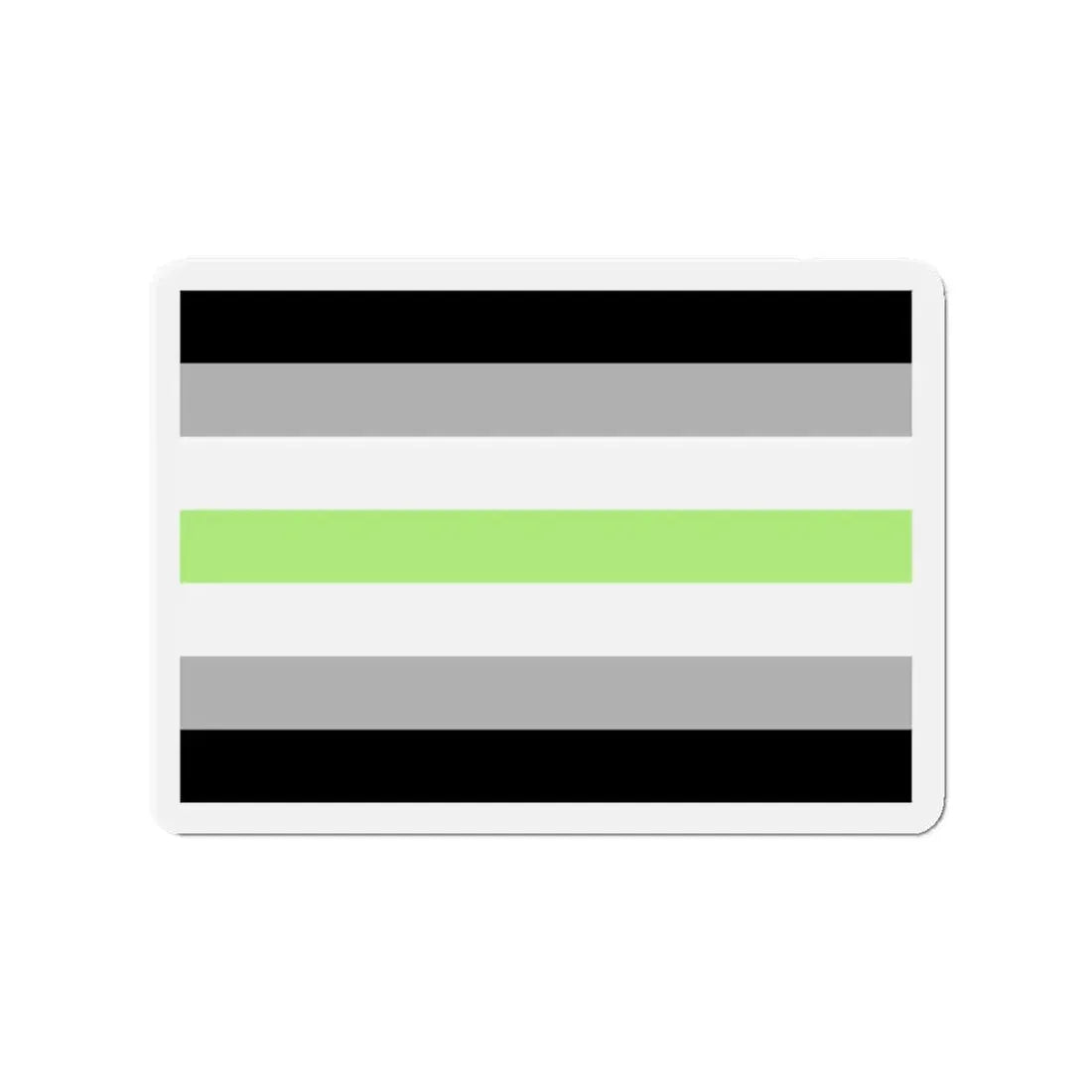 Agender Pride Flag - Refrigerator Magnet - The Sticker Space