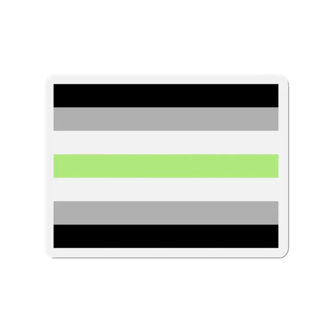 Agender Pride Flag - Refrigerator Magnet - The Sticker Space