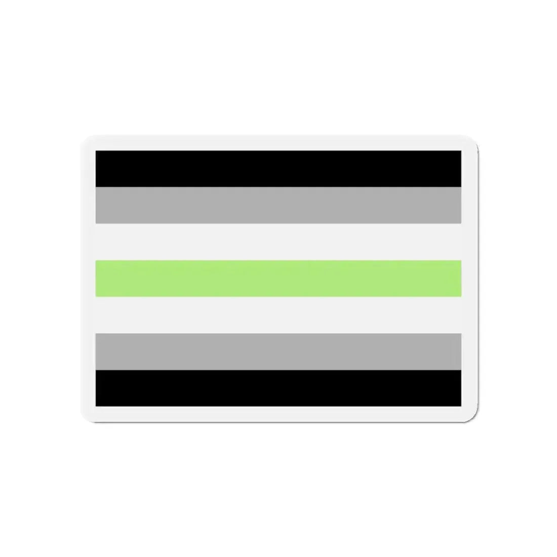 Agender Pride Flag - Refrigerator Magnet - The Sticker Space