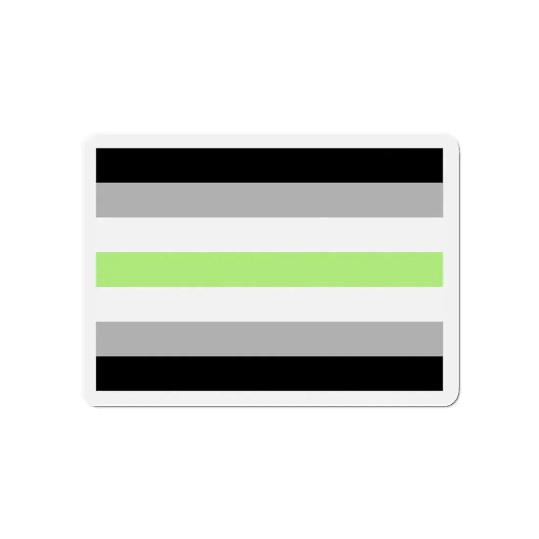 Agender Pride Flag - Refrigerator Magnet - The Sticker Space