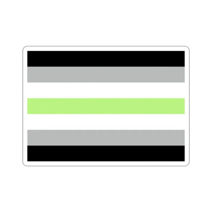 Agender Pride Flag STICKER Vinyl Die-Cut Decal 2 Inch - The Sticker Space