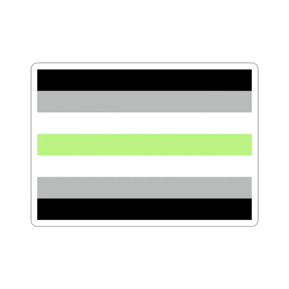 Agender Pride Flag STICKER Vinyl Die-Cut Decal 2 Inch - The Sticker Space