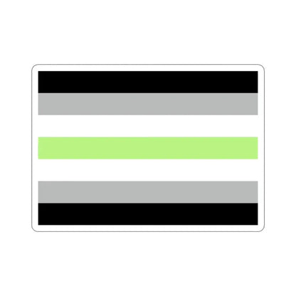 Agender Pride Flag STICKER Vinyl Die-Cut Decal 4 Inch - The Sticker Space