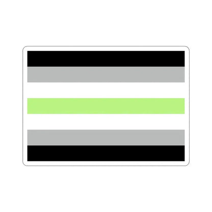 Agender Pride Flag STICKER Vinyl Die-Cut Decal 6 Inch - The Sticker Space