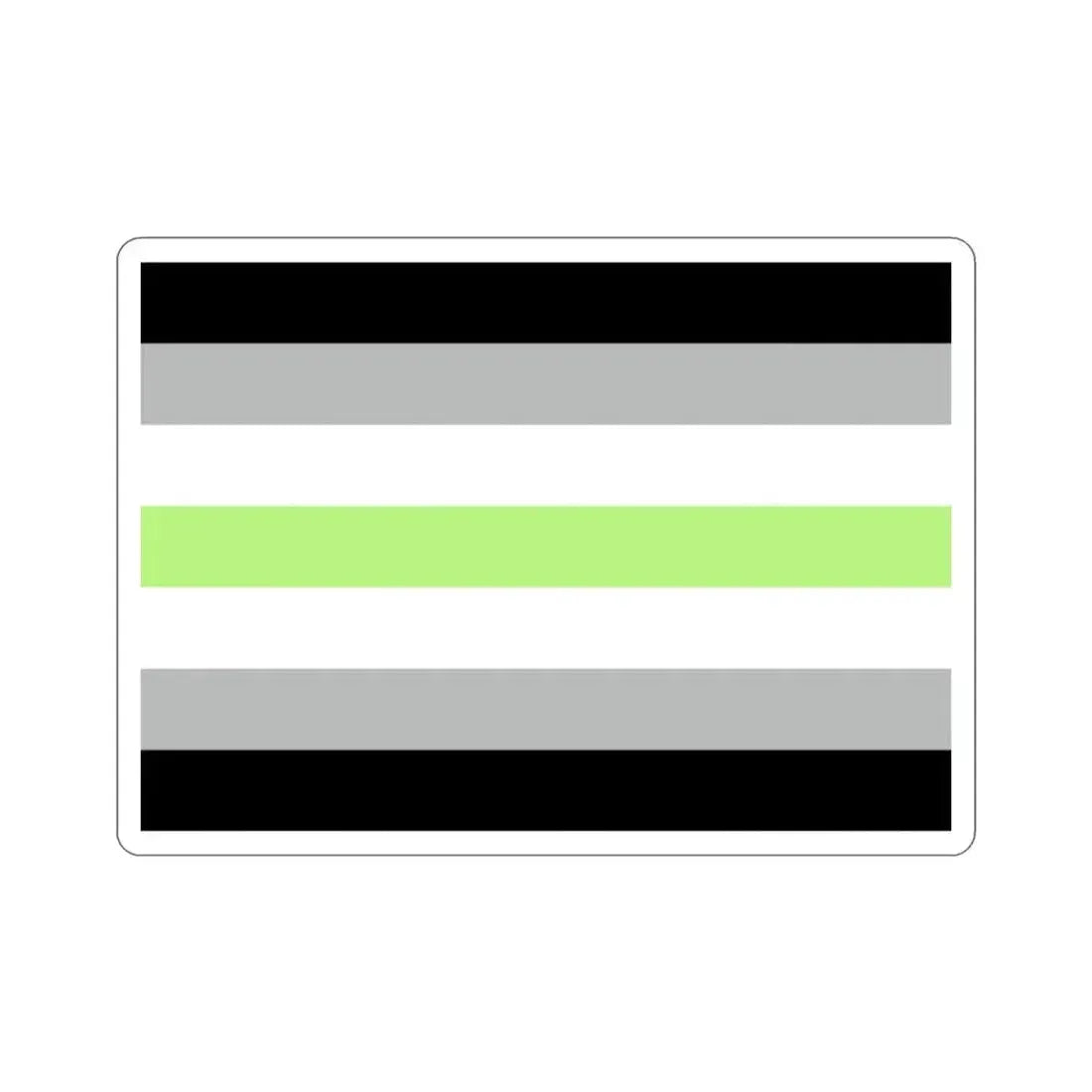 Agender Pride Flag STICKER Vinyl Die-Cut Decal - The Sticker Space