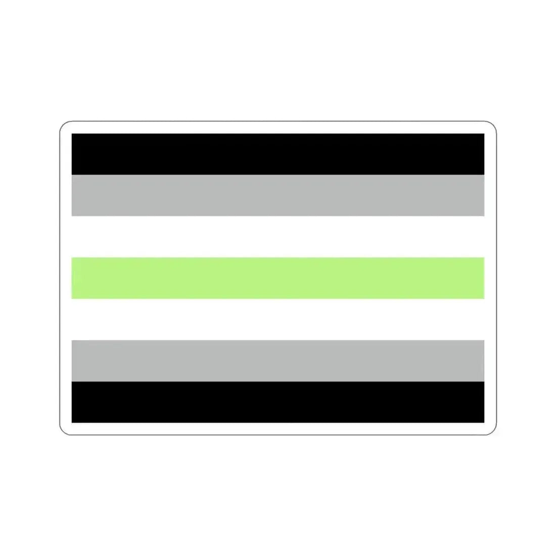 Agender Pride Flag STICKER Vinyl Die-Cut Decal - The Sticker Space