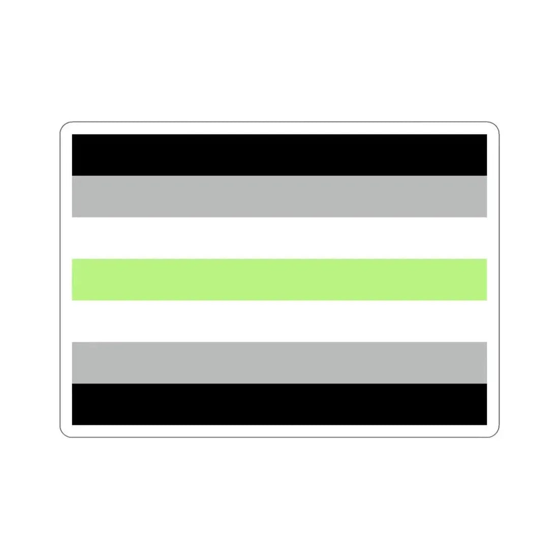 Agender Pride Flag STICKER Vinyl Die-Cut Decal - The Sticker Space