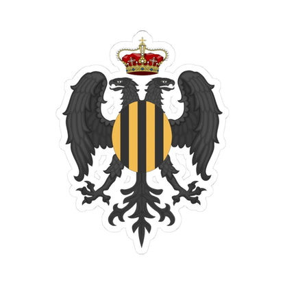 Agliata-Stemma (Italy) (Coat of Arms) STICKER Vinyl Kiss-Cut Decal 3 Inch White - The Sticker Space