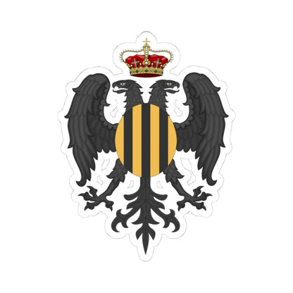 Agliata-Stemma (Italy) (Coat of Arms) STICKER Vinyl Kiss-Cut Decal 4 Inch White - The Sticker Space
