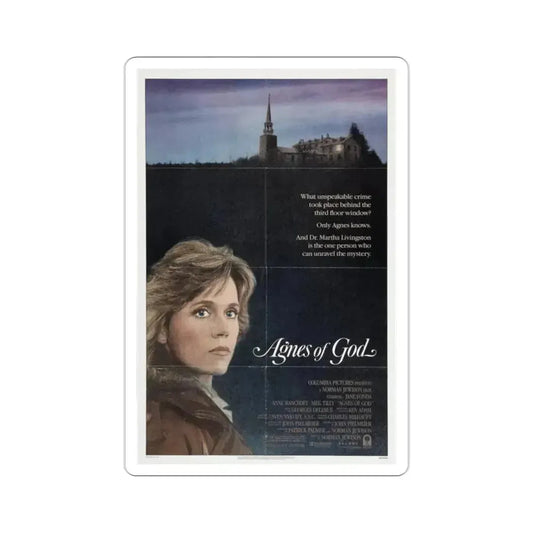 Agnes of God 1985 Movie Poster STICKER Vinyl Die-Cut Decal 2 Inch - The Sticker Space