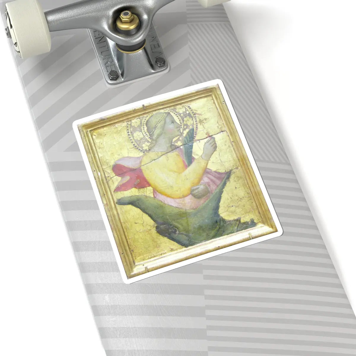 SKU:TSS-STICK-GNLGDD-6X6-1N0BS Sizes:6" × 6" Types:White