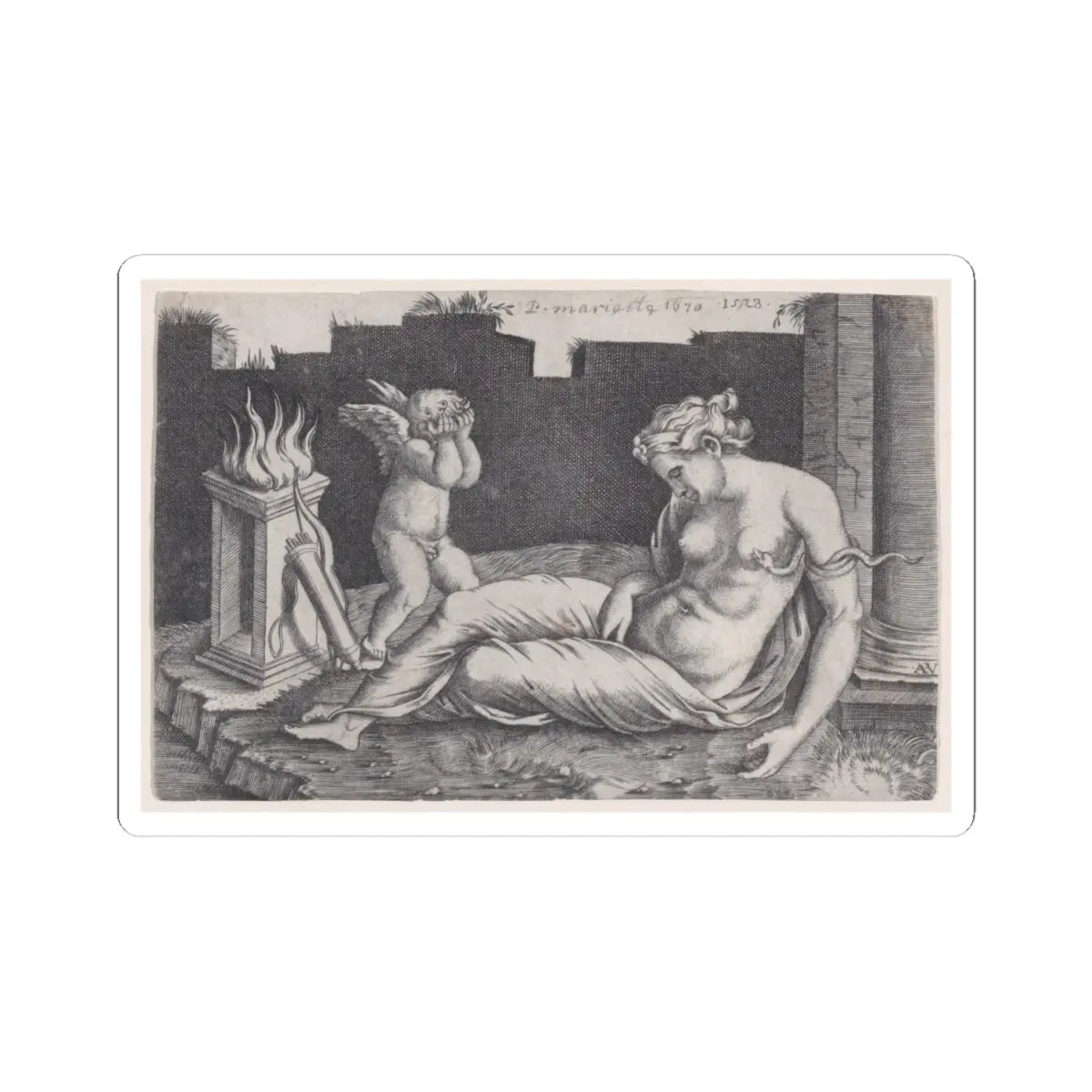 SKU:TSS-STICK-GSTVNZ-4X4-19 Sizes:4" × 4" Types:White