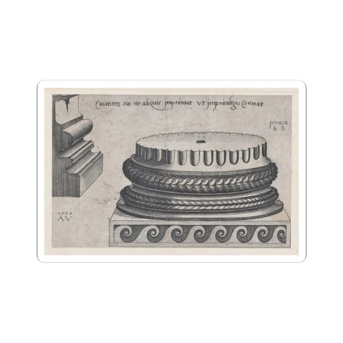 SKU:TSS-STICK-GSTVNZ-4X4-37 Sizes:4" × 4" Types:White