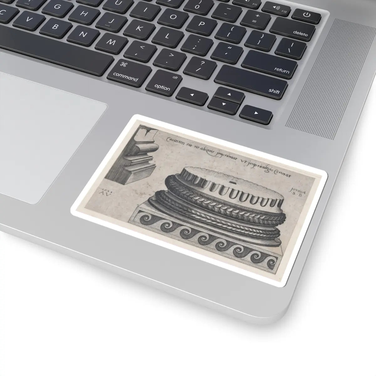 SKU:TSS-STICK-GSTVNZ-4X4-37 Sizes:4" × 4" Types:White