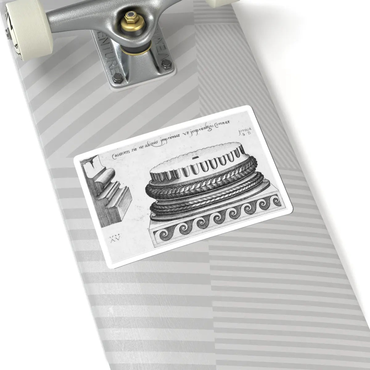 SKU:TSS-STICK-GSTVNZ-6X6-38 Sizes:6" × 6" Types:White