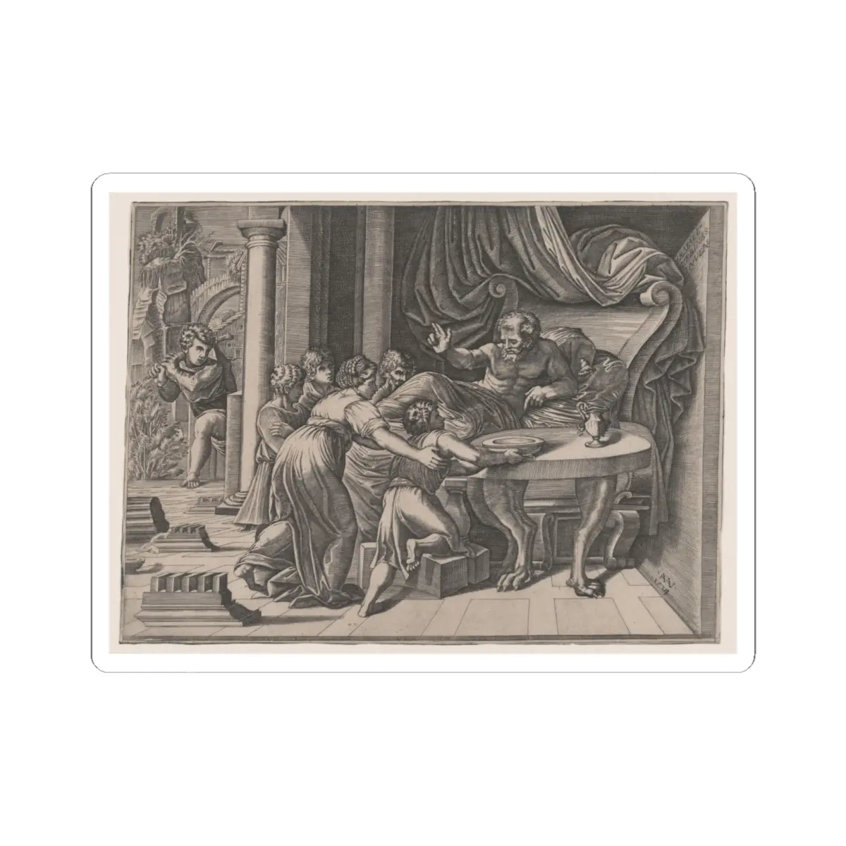 SKU:TSS-STICK-GSTVNZ-6X6-44 Sizes:6" × 6" Types:White